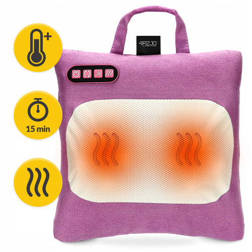 Масажна подушка  4FIZJO Shiatsu Lite Violet - фото №6